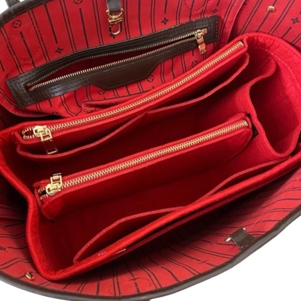 LOUIS VUITTON Damier Ebene Neverfull MM Tote Shoulder Bag  SP4019